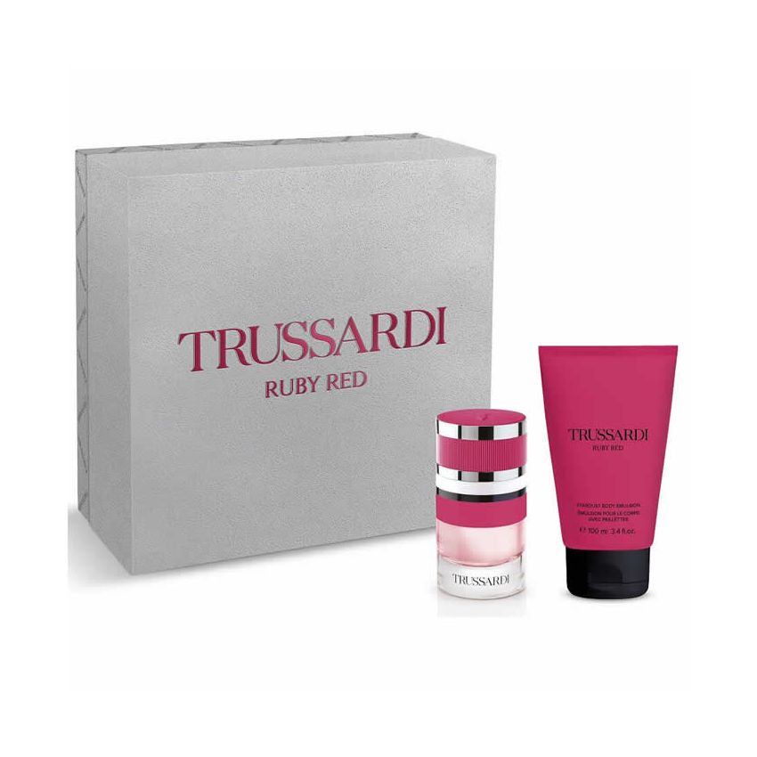 Trussardi Ruby Red Eau De Perfume Vaporisateur 60Ml Coffret 2 Produits
