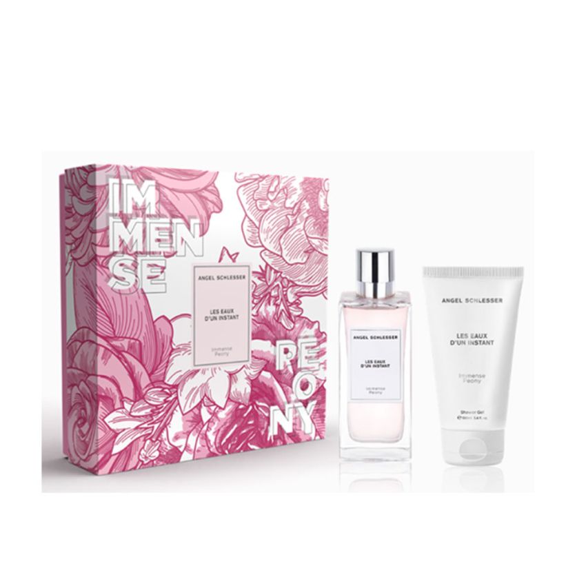 Angel Schlesser Les Eaux D'Un Instant Immense Peony Eau De Toilette Spray 100Ml Coffret 2 Produits