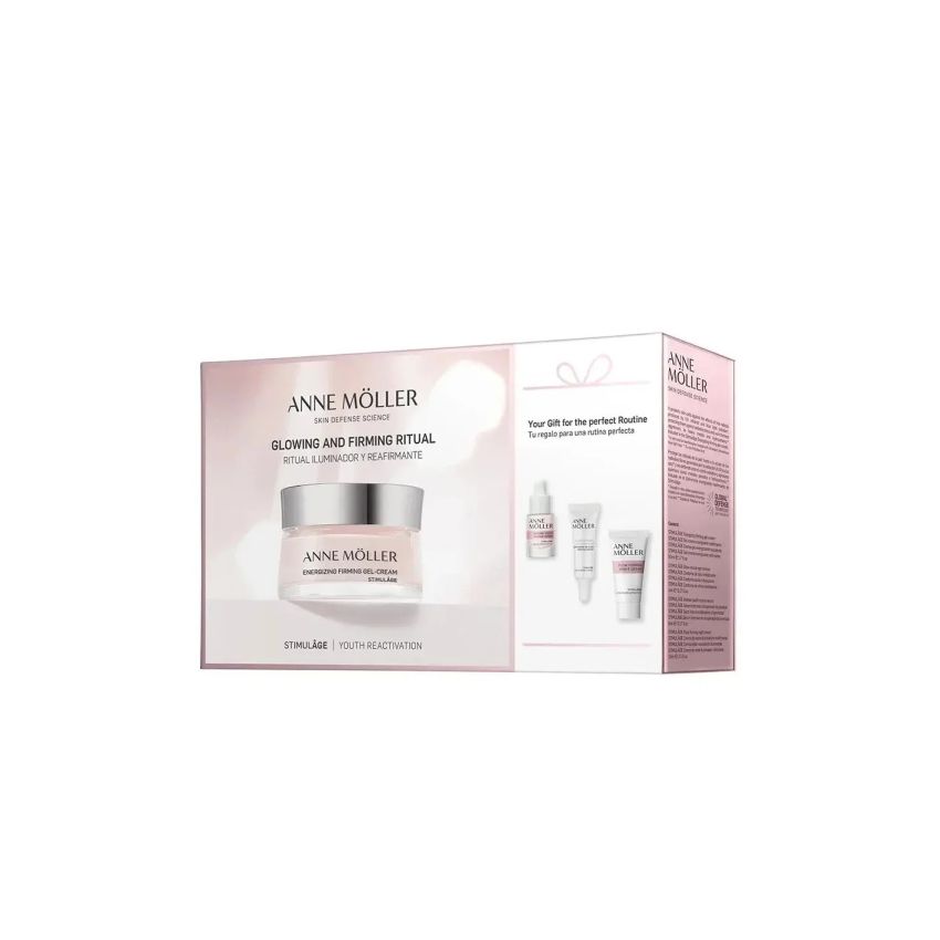 Anne Möller Stimulâge Ritual Iluminador Y Reafirmante Gel Crema Estuche 4 Piezas