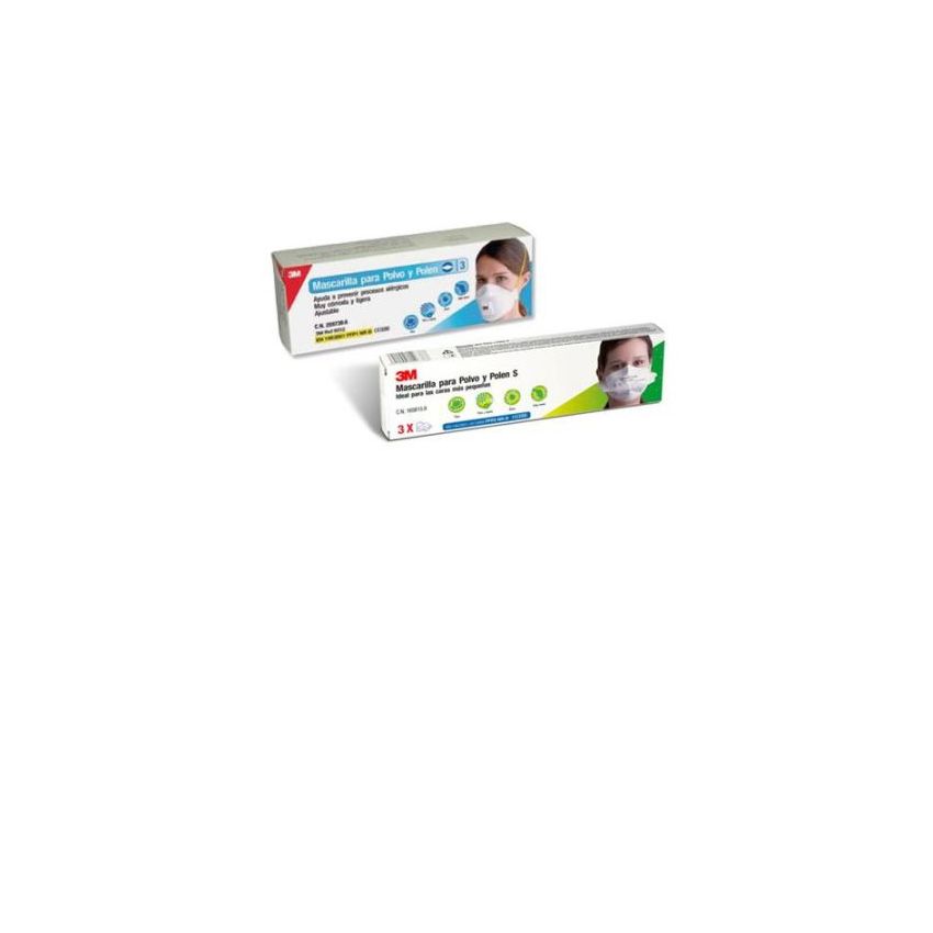 3M Small Dust And Pollen Mask 3 Pcs