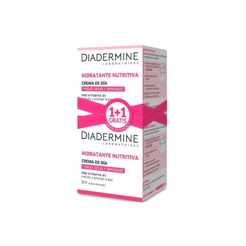 Diadermine Crème De Jour Hydratant Nourrissant 50Ml Coffret 2 Produits