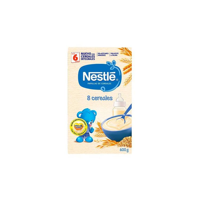 Nestle Nestlé Bouillie 8 Grains Entiers Avec Bifidus 6 Mois
