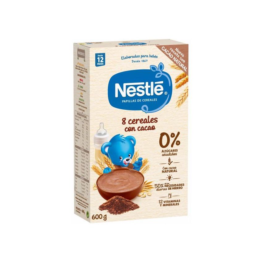 Nestle Nestlé Porridge De 8 Céréales De Cacao 600G