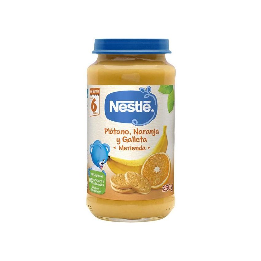 Nestle Puré Plátano, Naranja Y Galleta
