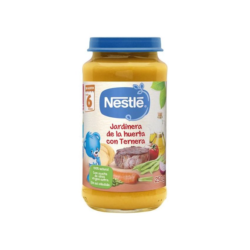 Nestle 2X Nestlé Purée Jardinière De La Huerta Au Veau 250G
