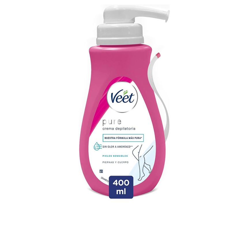 Crème Dépilatoire Pure Shower Pour Peaux Sensibles - 400 Ml