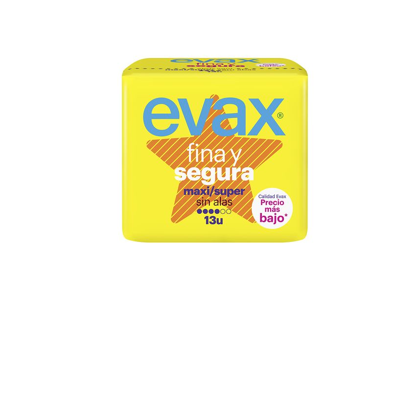 Evax Fine And Safe Maxi 13Und Compresses