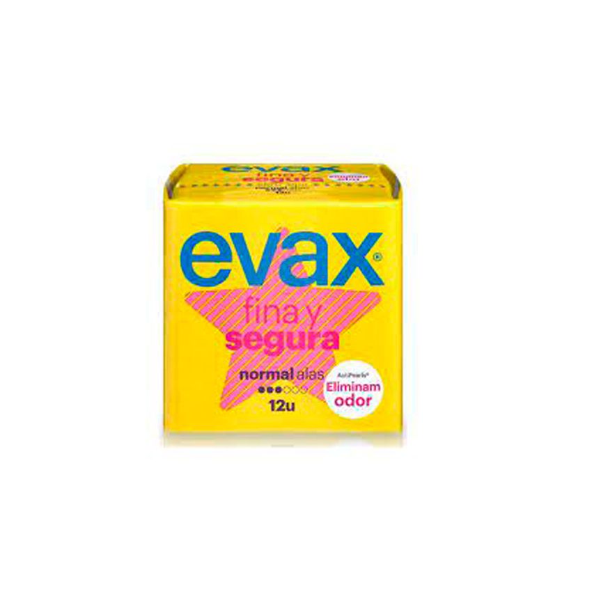 Evax Thin Safe Pads Wings Normal 12U