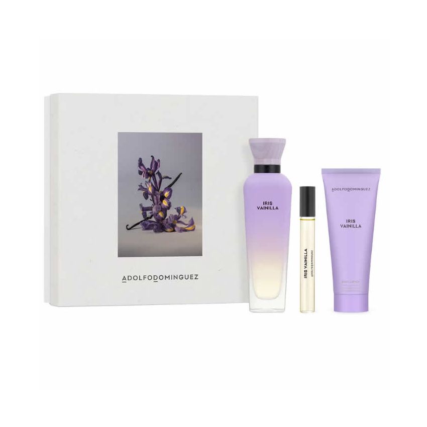 Adolfo Dominguez Iris Vainilla Eau De Parfum Vaporisateur 120Ml Coffret 3 Produits