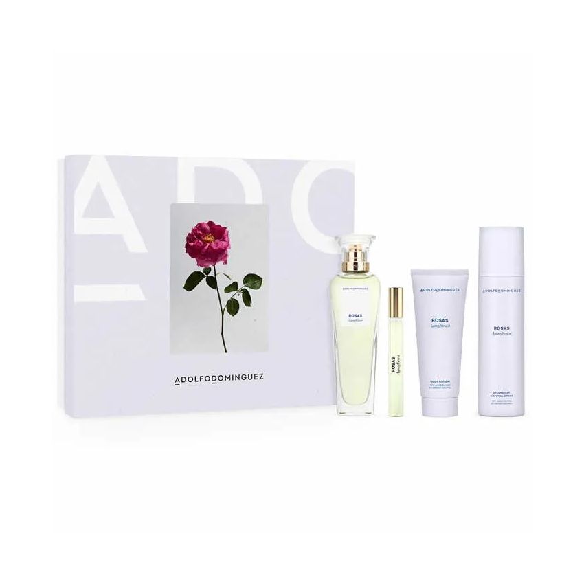 Ad Agua Fresca De Rosas Eau De Toilette Vaporisateur 120Ml Coffret 4 Produits