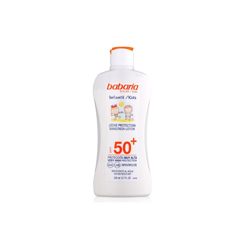 Babaria Sun Kids Sunscreen Lotion Water Resistant Spf50 200Ml