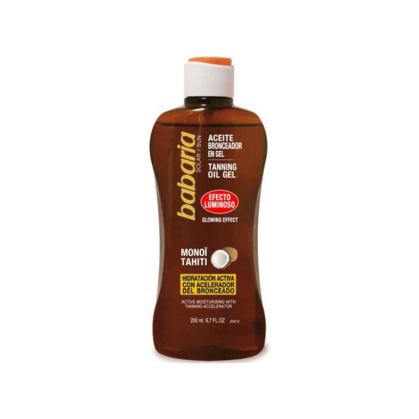 Babaria Tanning Oil Gel Glowing Effect 200Ml