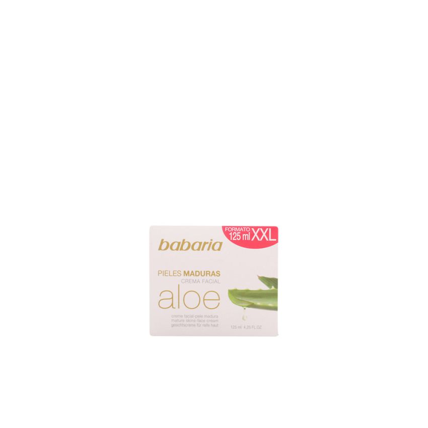 Babaria Aloe Vera Nourrissante Crème Pour Le Visage Peau Mature 125Ml