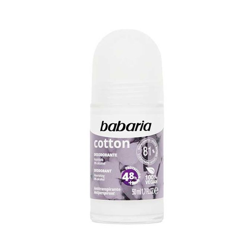 Babaria Deodorant Cotton Roll On 50Ml