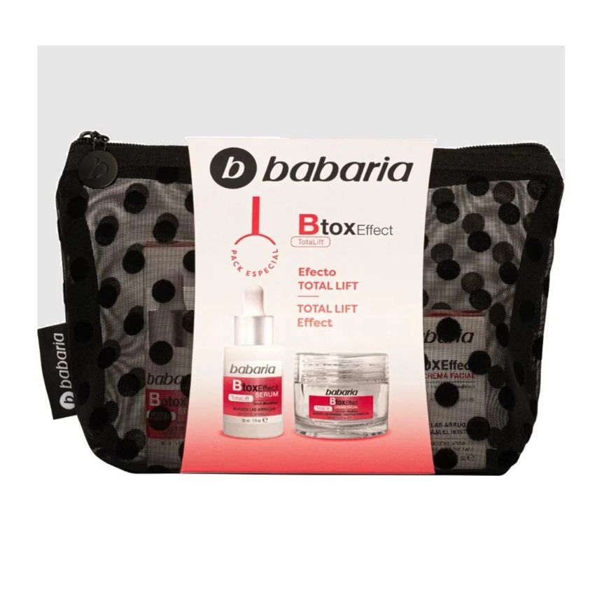 Babaria Btox Effect Total Lift Crema Facial Set 50Ml Serum 1U