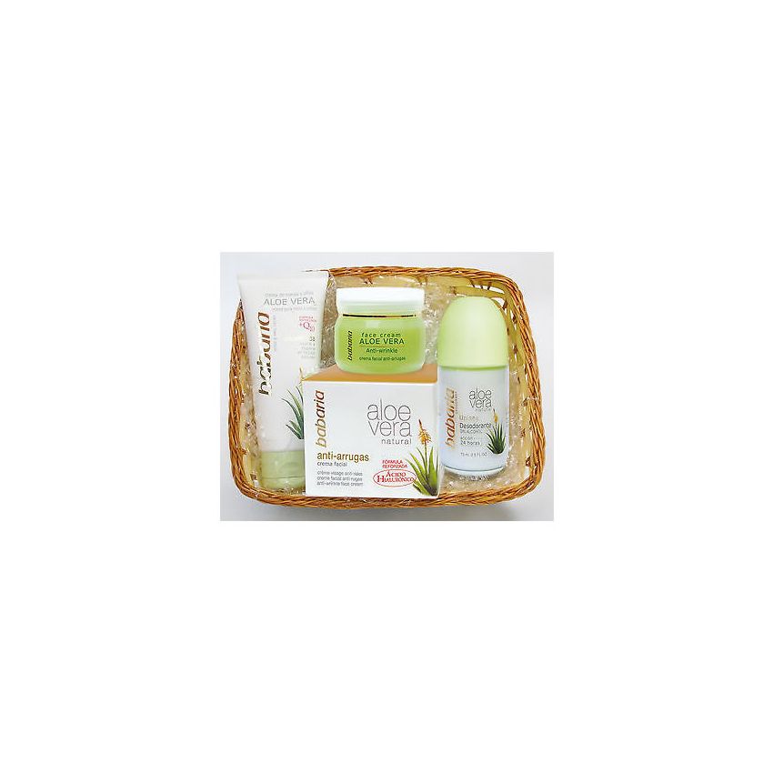 Babaria Créme Aloe Vera 50Ml Coffret 3 Produits