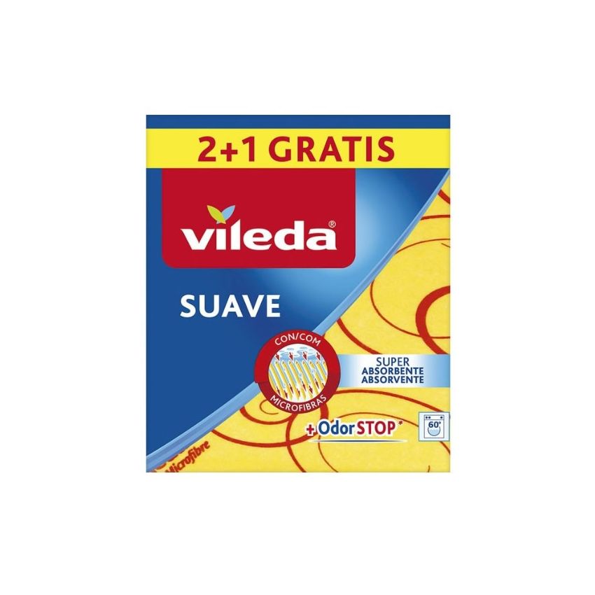 Vileda Soft Dishcloth Odor Stop 3 Units