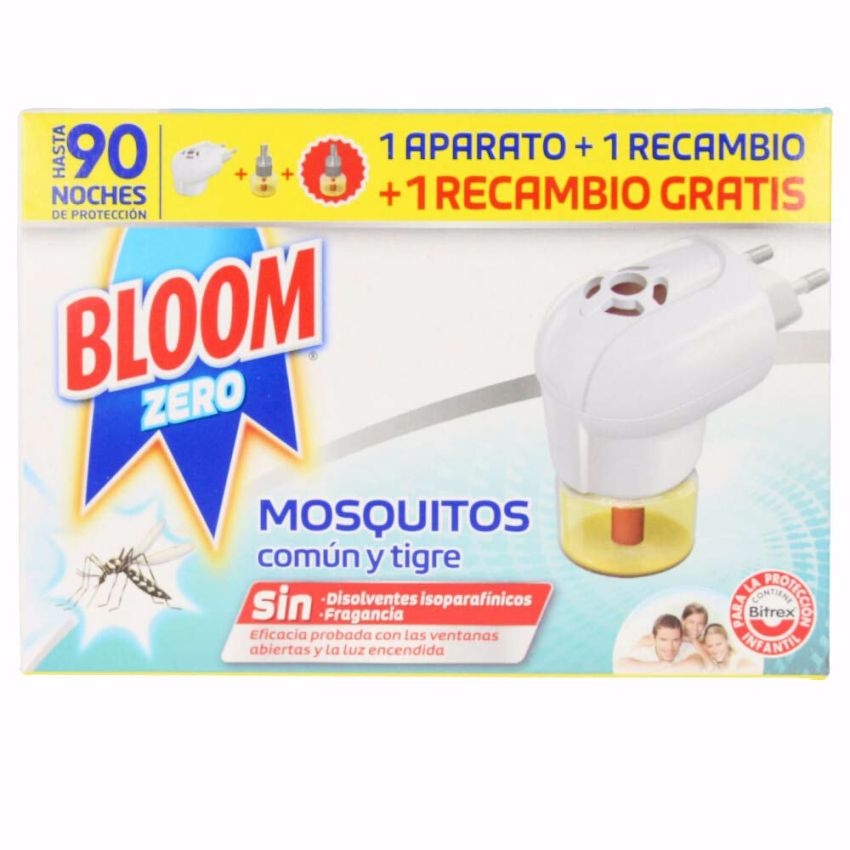 Appareil Électrique Bloom Zero Moustiques - 2 Recambios
