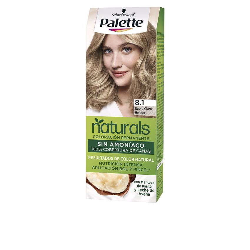 Palette De Crèmes Naturelles - 8.1-Blond Clair Glacé
