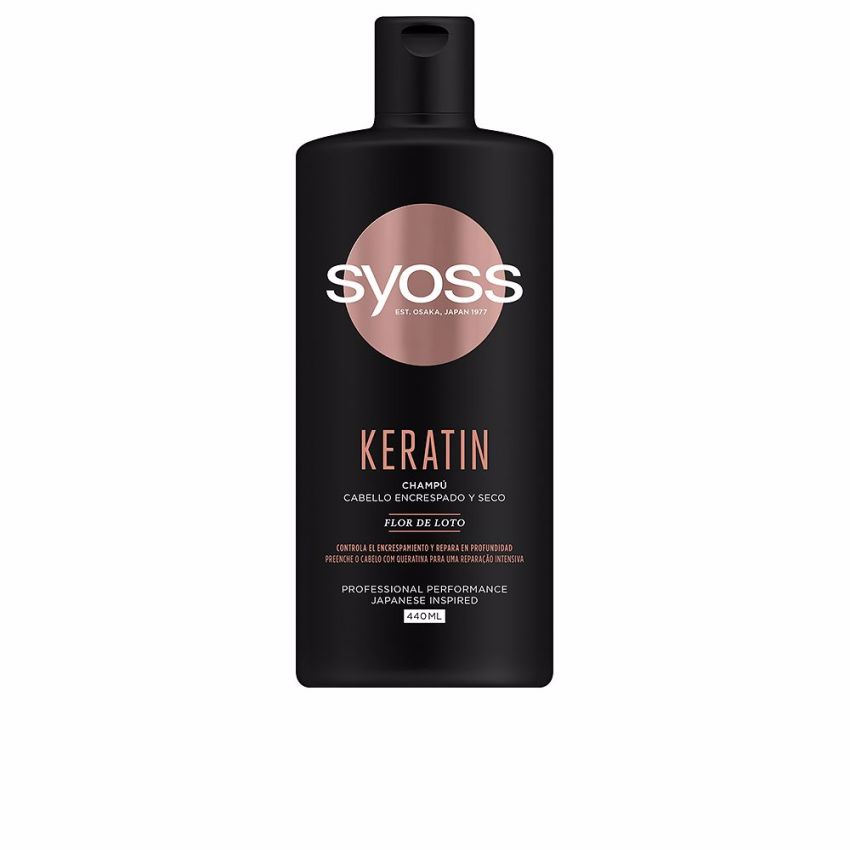Shampoing Kératine Pour Cheveux Crépus Et Secs - 440 Ml