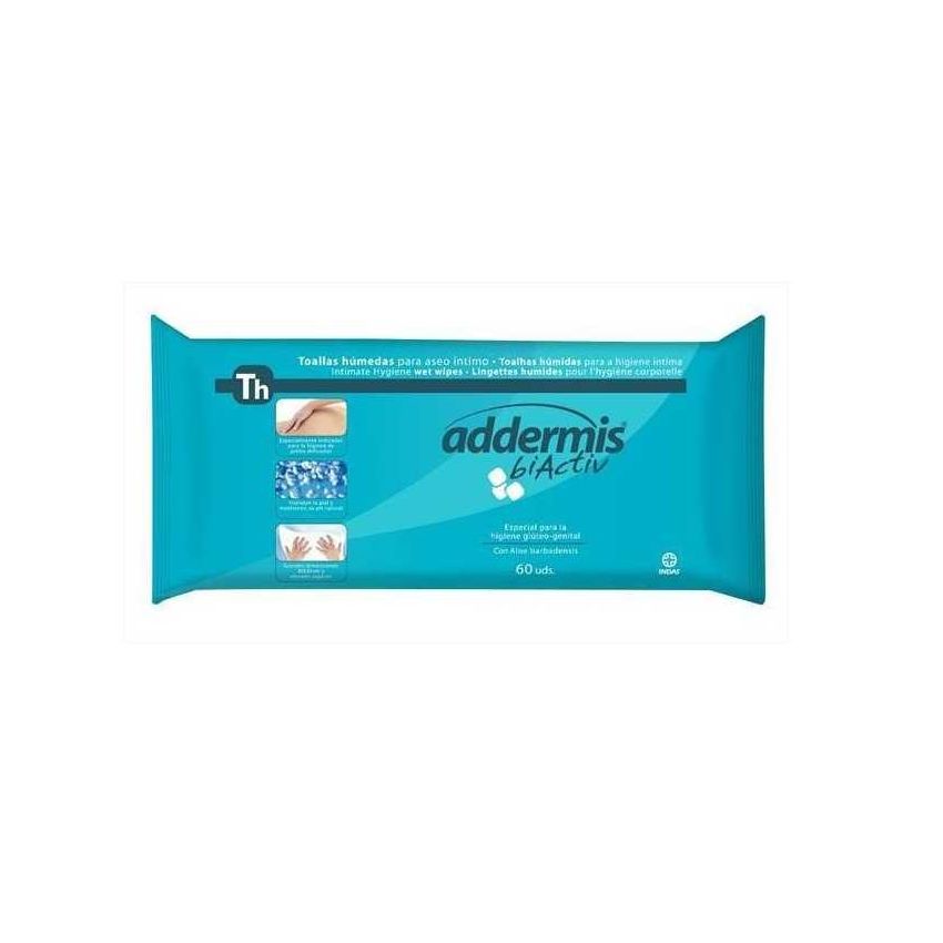 Addermis Adult Wipes Aloe Vera 60U