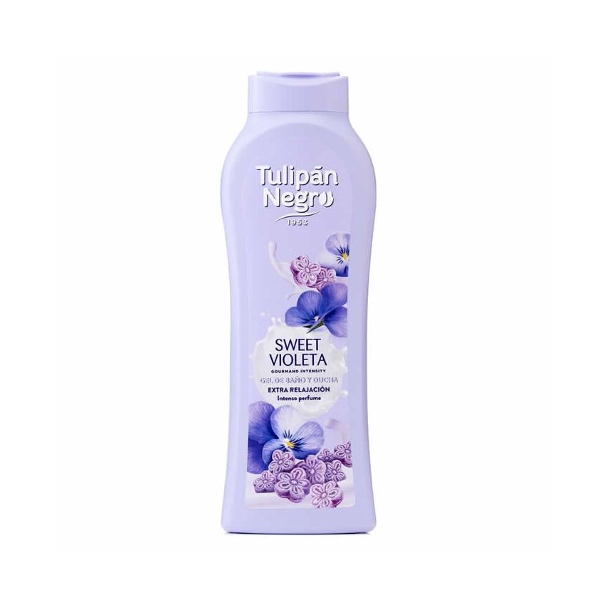 Tulipán Negro Gel Sweet Violeta Shower Gel Extra Relax 650Ml
