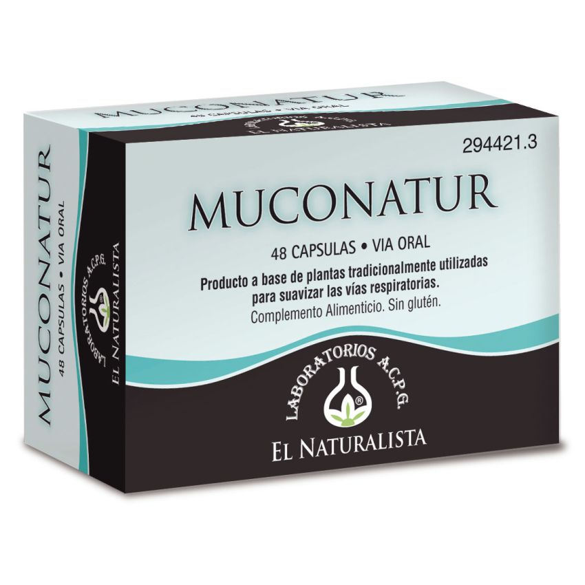 El Natural Muconatur 300 Mg X 48 Caps