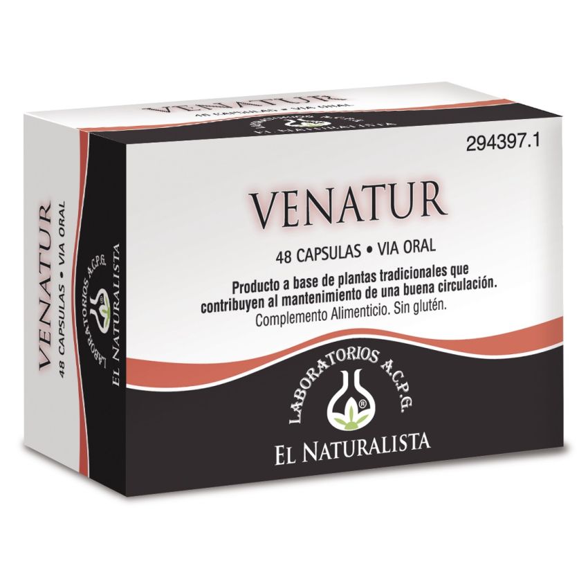 El Natural Venatur 48 Caps 375 Mg
