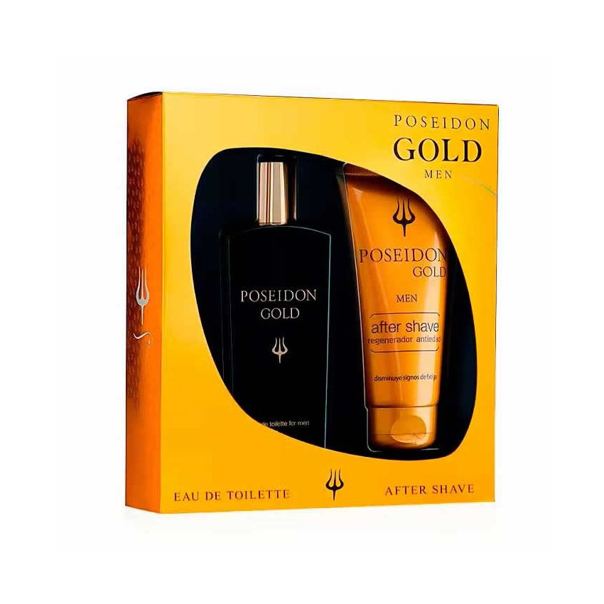 Poseidon Gold Men Eau De Toilette Spray 100Ml Coffret 2 Produits