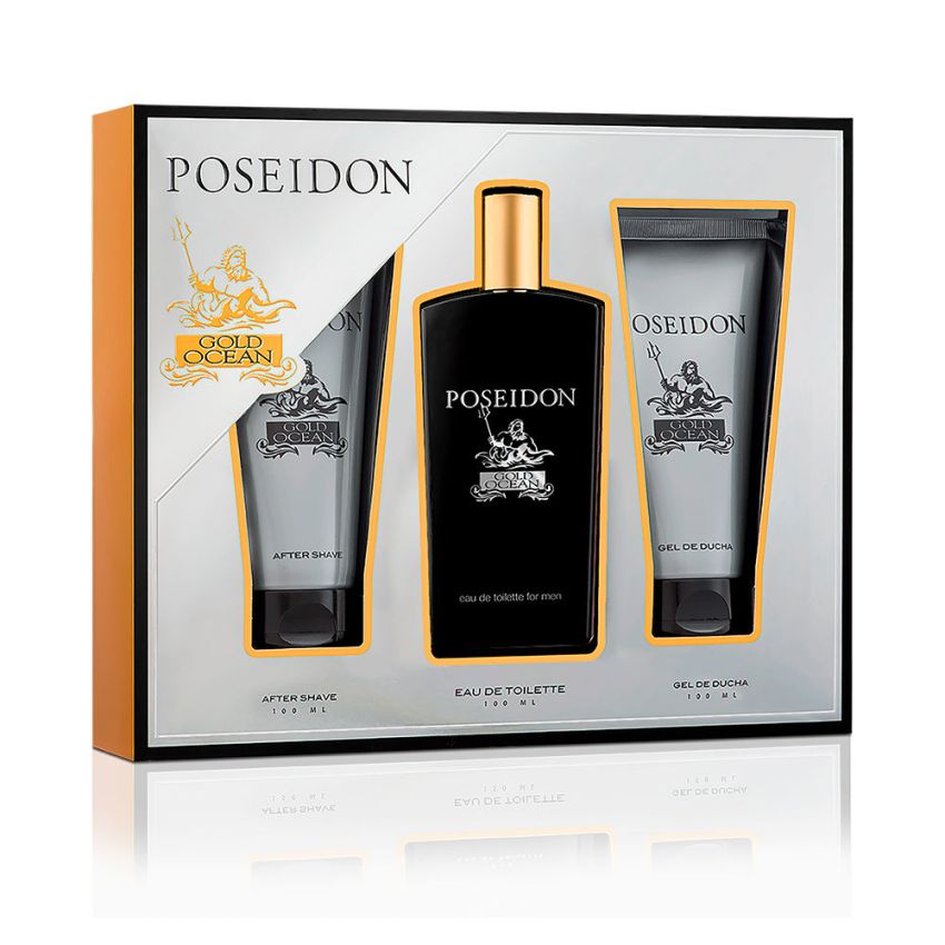Poseidon Gold Ocean For Men Coffret - 3 U