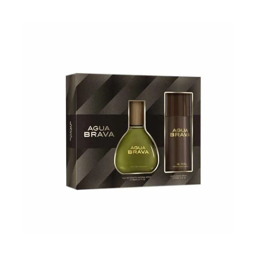 Puig Agua Brava Eau De Toilette Spray 100Ml Coffret 2 Produits