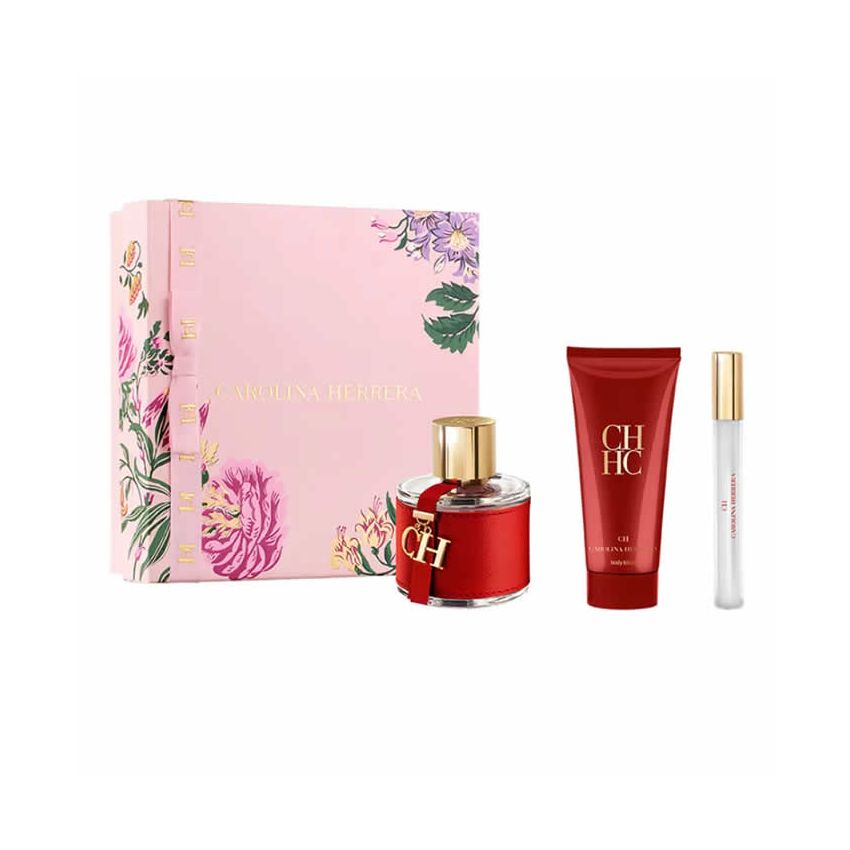 Carolina Herrera Ch Eau De Toilette Spray 100Ml Coffret 3 Produits