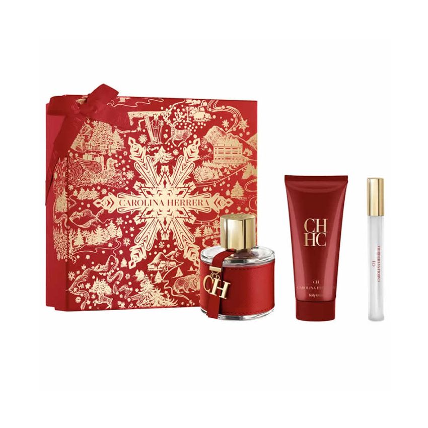 Carolina Herrera Ch Eau De Toilette Spray 100Ml Coffret 3 Produits