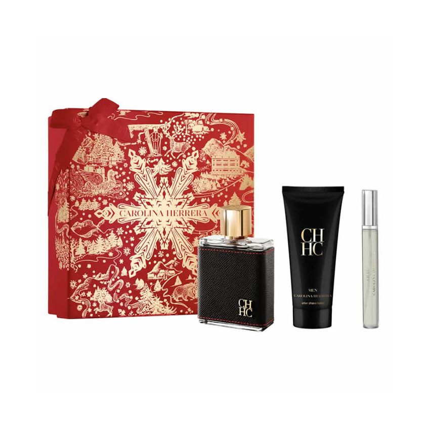 Carolina Herrera Ch Men Eau De Toilette Vaporisateur 100Ml Coffret 3 Produits