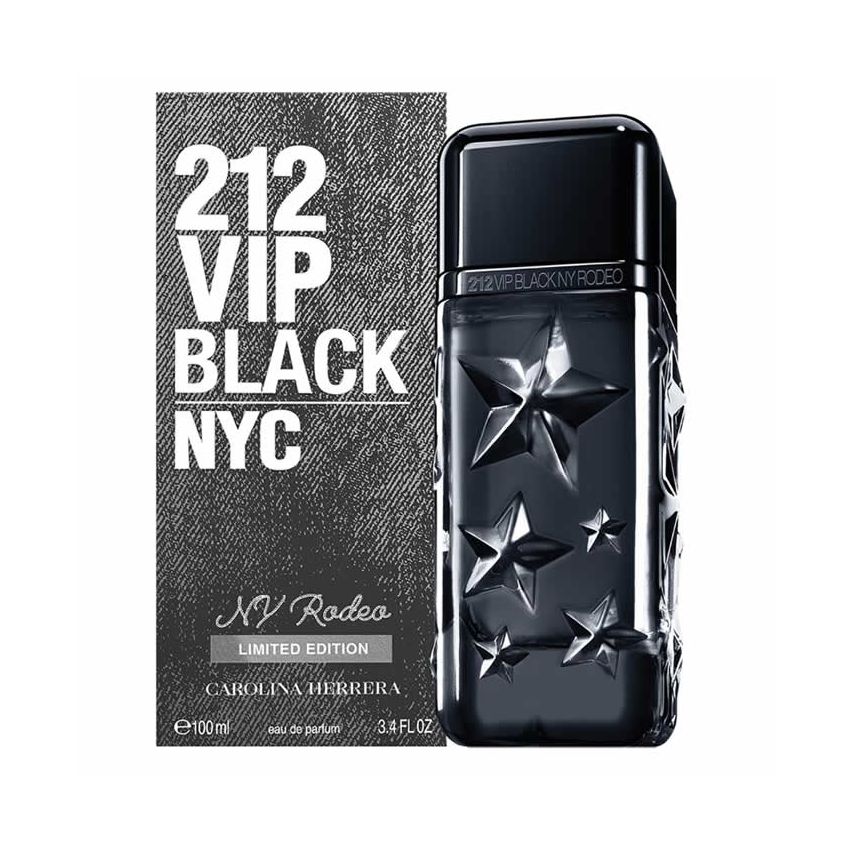 Carolina Herrera 212 Vip Black Ny Rodeo Eau De Parfum Vaporisateur 100Ml Limited Edition