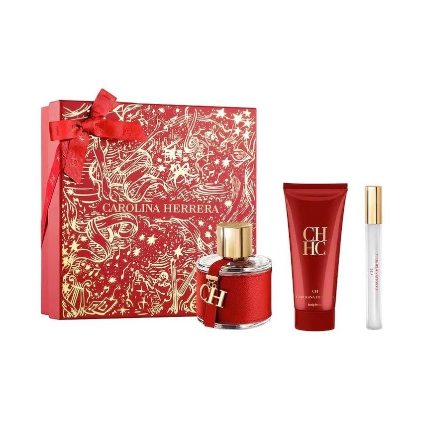 Carolina Herrera Ch Eau De Toilette Vaporisateur 100Ml Coffret 3 Produits