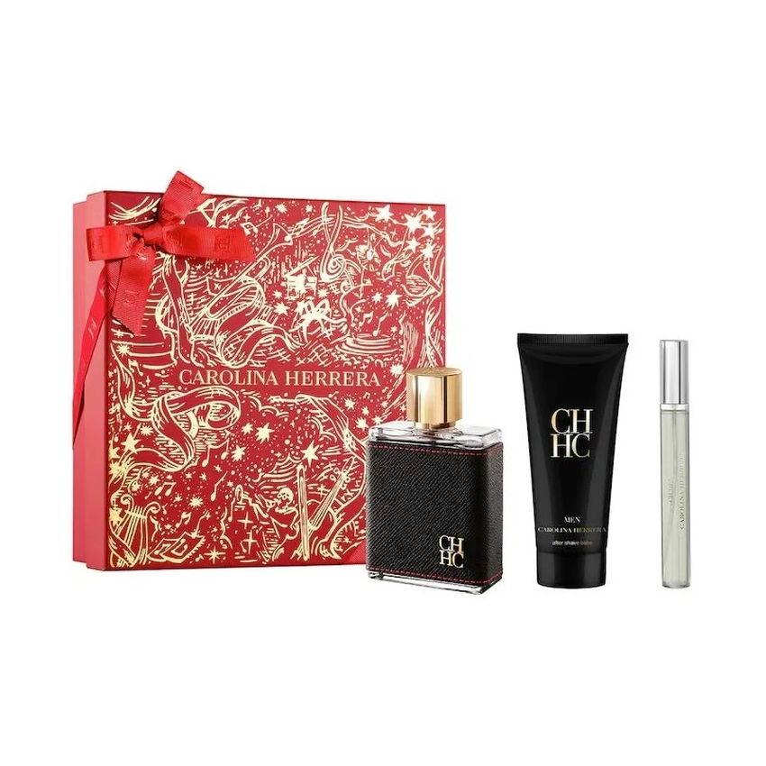 Carolina Herrera Ch Men Eau De Toilette Vaporisateur 100Ml Coffret 3 Produits