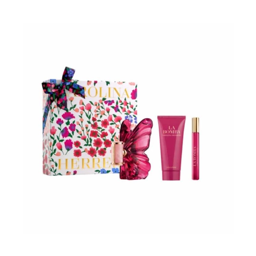 Carolina Herrera La Bomba Eau De Parfum Vaporisateur 80Ml Coffret 3 Produits
