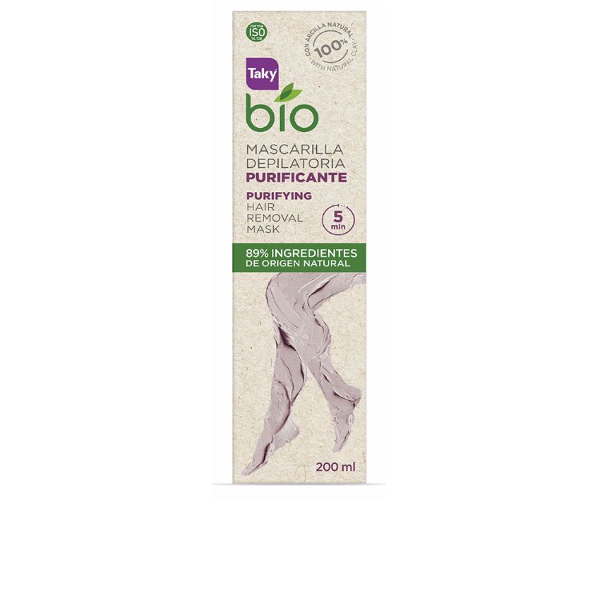 Masque Dépilatoire Purifiant Bio Naturel - 200 Ml