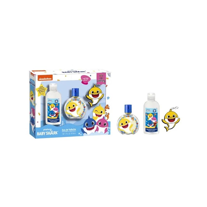 Cartoon Baby Shark Eau De Toilette Vaporisateur 50Ml Coffret 3 Produits