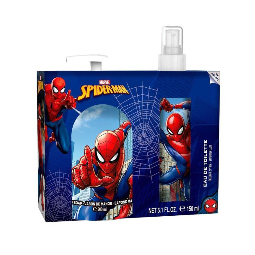 Marvel Spiderman Eau De Toilette Vaporisateur 150Ml Coffret 2 Produits