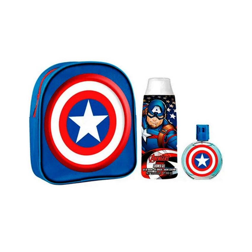 Captain America Eau De Toilette Vaporisateur 50Ml Coffret 3 Produits