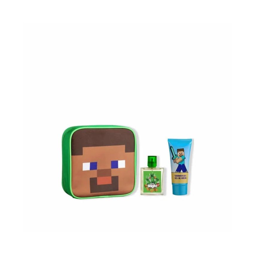 Cartoon Minecraft Eau De Toilette Vaporisateur 50Ml Coffret 3 Produits