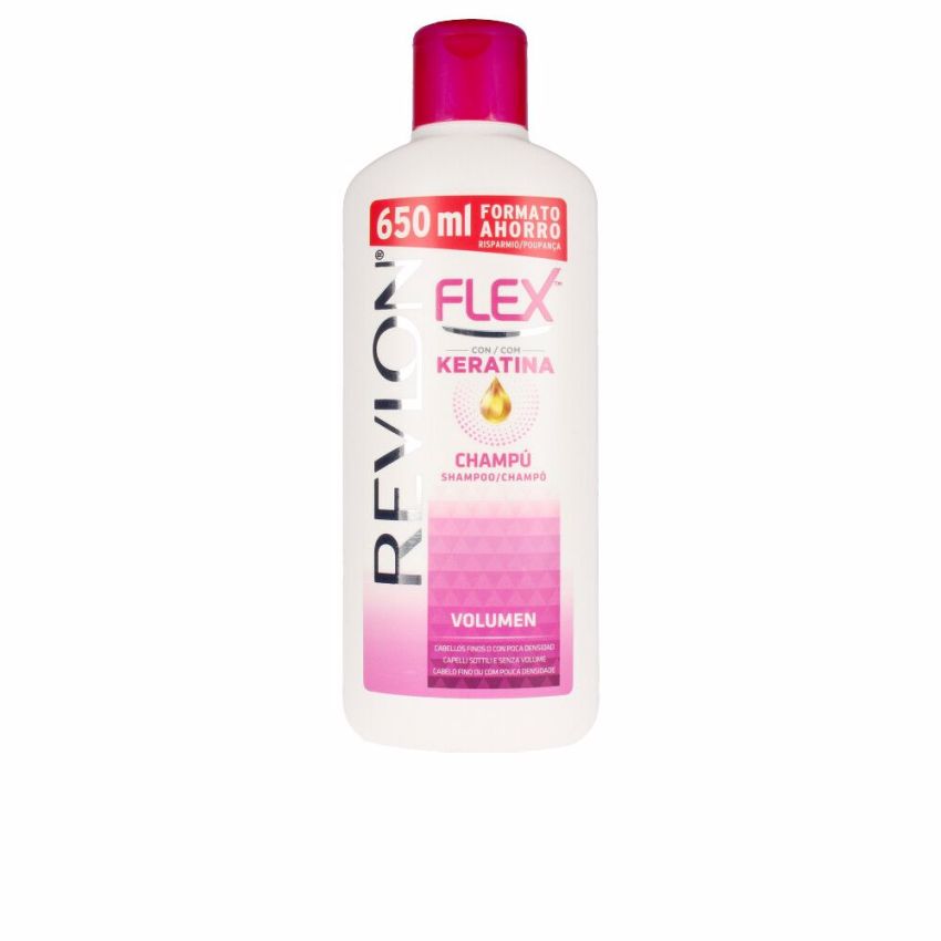 Flex Keratina Champú Volumen - 650 Ml