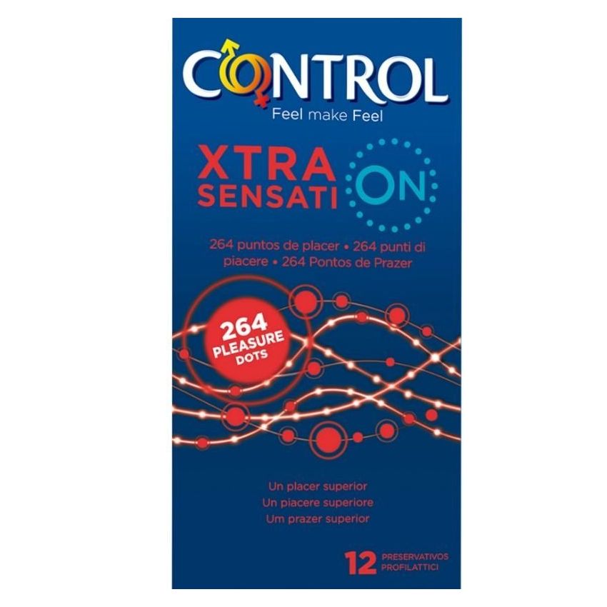 Préservatifs Control Xtra Sensation 12 Pièces