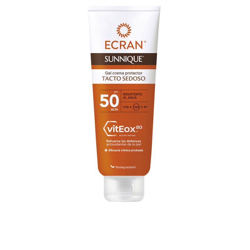 Ecran Sunnique Gel Crème Toucher Soie Spf50 - 250 Ml