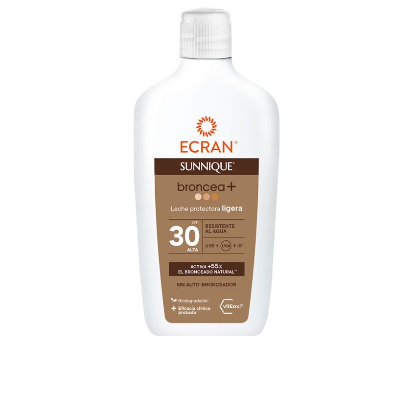 Ecran Sunnique Broncea+ Lait Protecteur Spf30 - 370 Ml