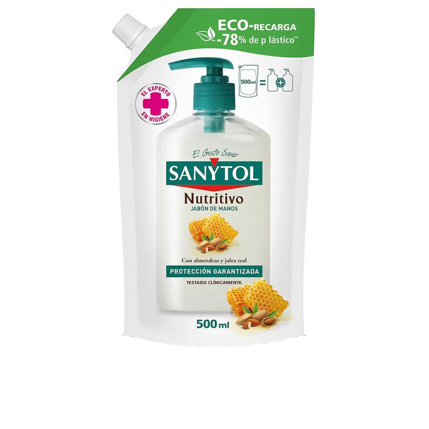 Sanytol Replacement Eco Savon Antibactérien Nourrissant - 500 Ml