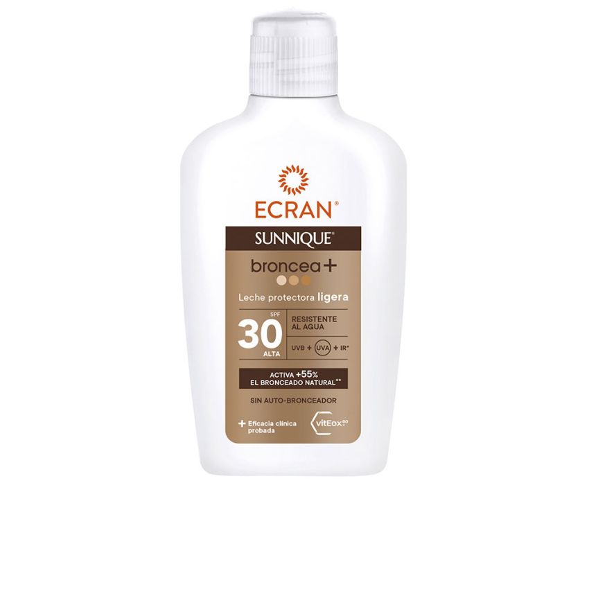 Ecran Sunnique Bronze+ Lait Spf30 - 200 Ml
