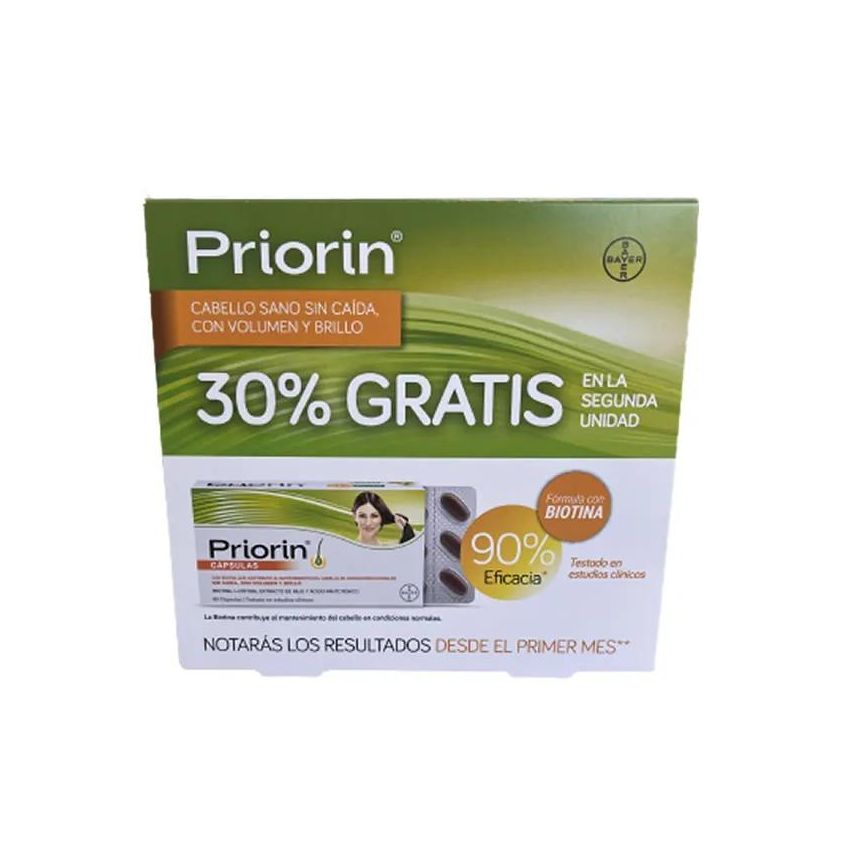 Priorin Capsules 2X60 Unités